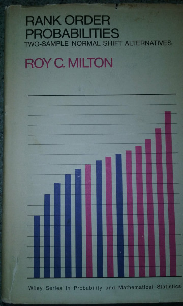 Rank Order Probabilities (Probability & Mathematical Statistics S.)
