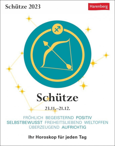 Schütze Sternzeichenkalender 2023