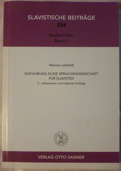 Einführung in die Sprachwissenschaft für Slavisten
