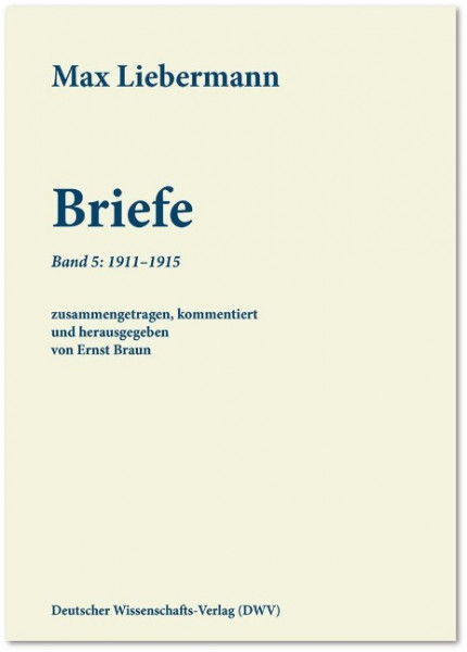 Max Liebermann: Briefe 05
