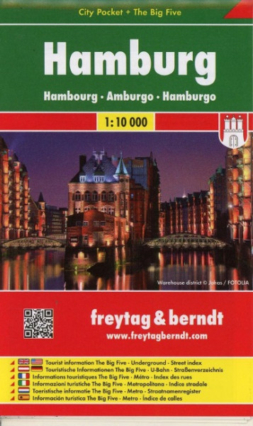 Hamburg 1 : 10 000 City Pocket