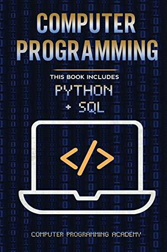 Computer Programming. Python and Sql