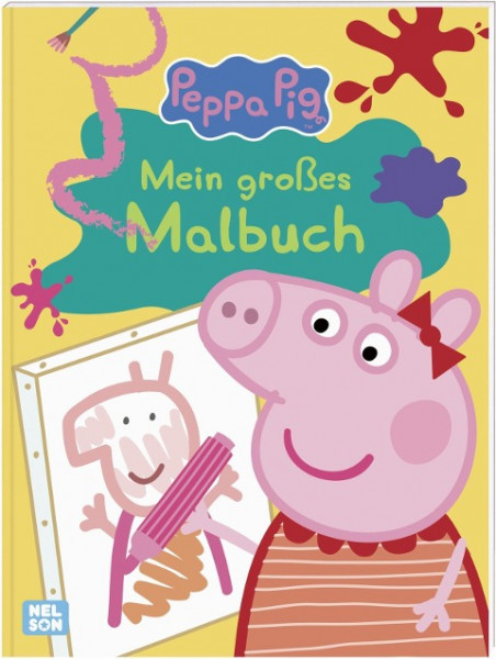 Peppa Pig: Peppa: Mein großes Malbuch