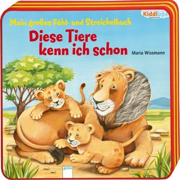 Mein großes Fühl- und Streichelbuch - Diese Tiere kenn ich schon (Kiddilight)