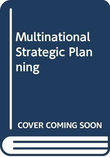 Multinational Strategic Planning