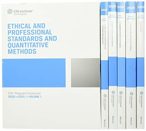 CFA Program Curriculum 2020 Level I Volumes 1-6 Box Set