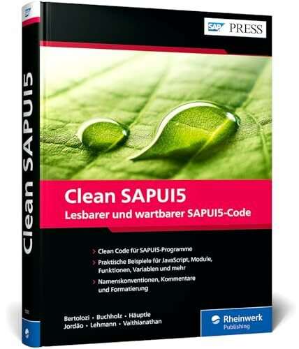 Clean SAPUI5: Der Clean-Code-Guide für SAPUI5 (SAP PRESS)