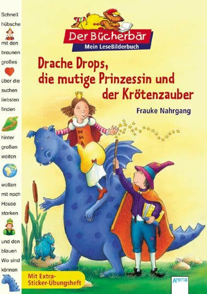 Der Bücherbär: Mein LeseBilderbuch: Drache Drops, die mutige Prinzessin und der Krötenzauber