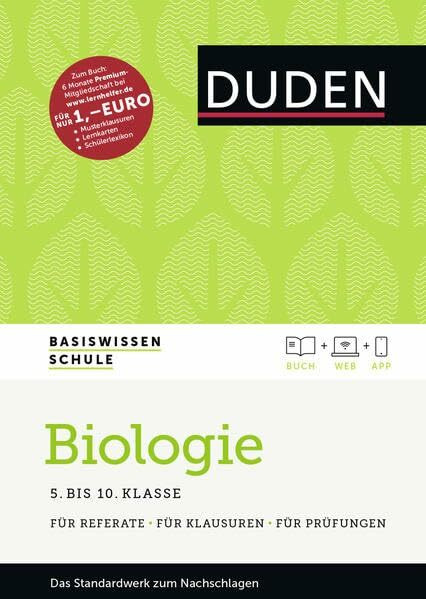 Basiswissen Schule – Biologie 5. bis 10. Klasse: Das Standardwerk für Schüler