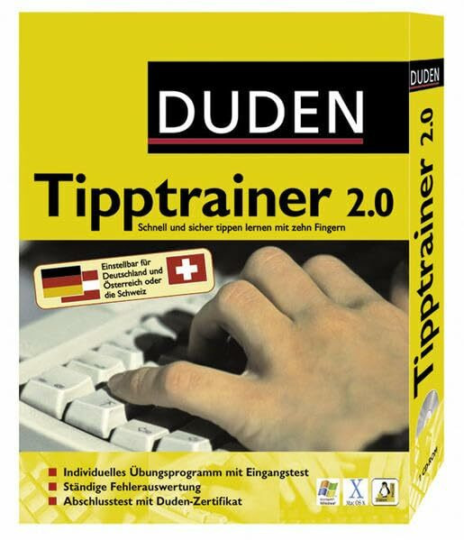 Duden - Tipptrainer 2.0 (PC+MAC+Linux)