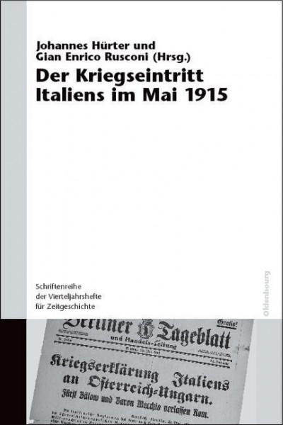 Der Kriegseintritt Italiens im Mai 1915