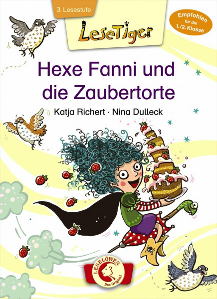 Lesetiger - Hexe Fanni und die Zaubertorte: lustiges Erstlesebuch für Kinder ab 6 Jahre
