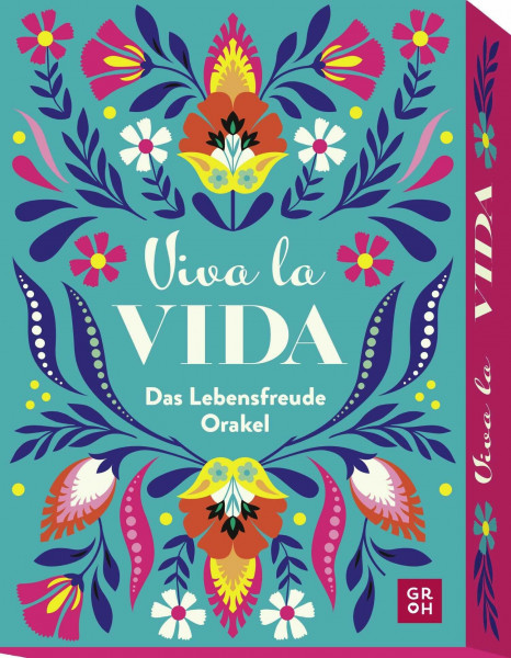Orakelkarten: Viva la Vida: Das Lebensfreude-Orakel | Farbenfrohe Karten in edler Box | 50 Impulse und Inspirationen aus Mexiko für mehr Glück im Alltag