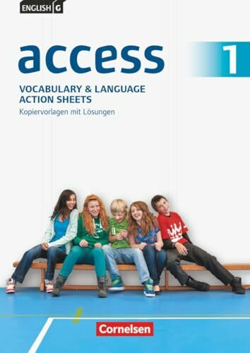 English G Access - Allgemeine Ausgabe: Access|NULL|Allgemeine Ausgabe 2014|Band 1: 5. Schuljahr|Vocabulary and Language Action Sheets|NULL|Kopiervorlagen mit Lösungen|NULL
