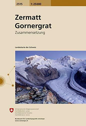 2515 Zermatt - Gornergrat: Zusammensetzung (Landeskarte 1:25 000 Zusammensetzungen)
