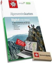 Alpenvereinskarten Digital: Sämtliche Alpenvereinskarten der Ostalpen auf USB-Stick Version 4