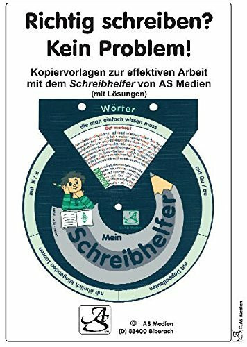 Rechtschreibpaket (Drehscheibe + Arbeitsheft): Aufgabenheft zur effektiven Arbeit mit dem Schreibhelfer (mit Lösungen). Rechtschreibpaket dunkelbau