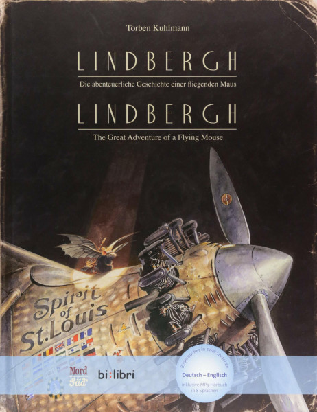 Lindbergh (Deutsch-Englisch): Die abenteuerliche Geschichte einer fliegenden Maus / Zweisprachiges Kinderbuch mit MP3-Hörbuch zum Herunterladen