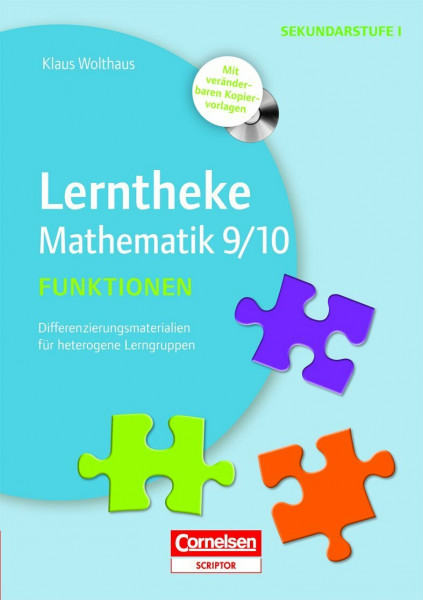 Lerntheke - Mathe / Funktionen: 9/10: Differenzierungsmaterialien für heterogene Lerngruppen. Kopiervorlagen mit CD-ROM