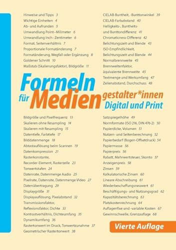 Formeln für Mediengestalter*innen Digital und Print