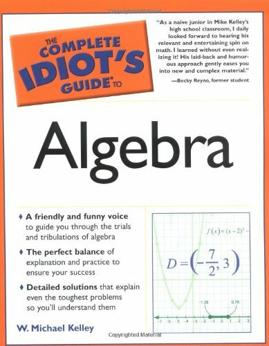 Alpha Books The Complete Idiot's Guide To Algebra