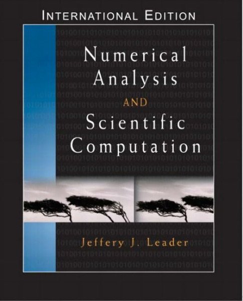 Numerical Analysis and Scientific Computation: International Edition