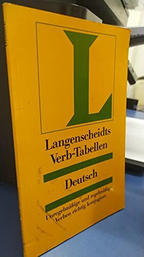 Langenscheidt Verb-Tabellen: Langenscheidts Verb-Tabellen, Deutsch