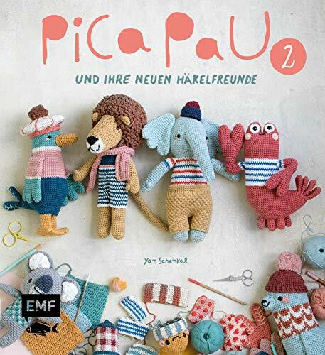 Pica Pau und ihre neuen Häkelfreunde – Band 2: Ameisenbär, Elefant und Gazelle