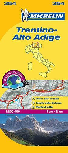 Trentino - Michelin Local Map 354: Map (Mapas Local Michelin)