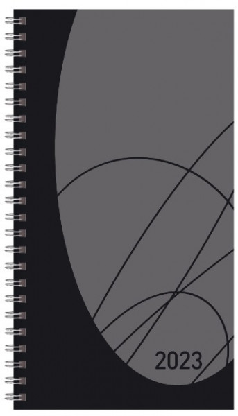 Taschenkalender Modus XL Flexi Colourlux schwarz 2023