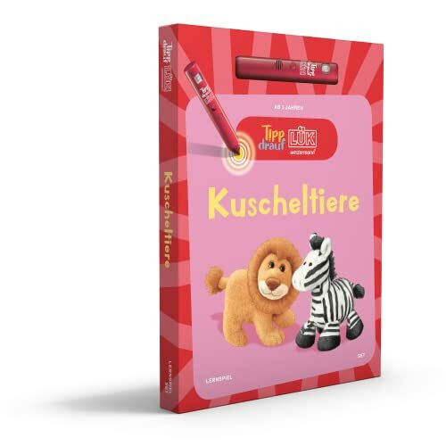 Tipp-drauf-LÜK: Bilderbuch Kuscheltiere + Stift