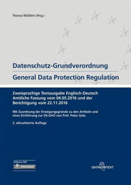 Datenschutz-Grundverordnung General Data Protection Regulation