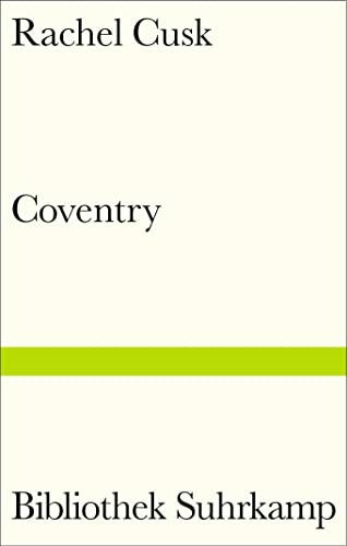 Coventry: Essays (Bibliothek Suhrkamp)