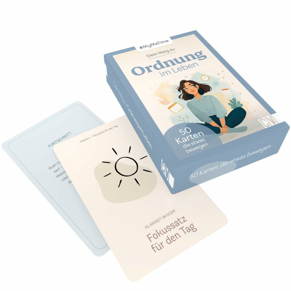 Dein Weg zu Ordnung im Leben: #MyMeTime: Reflektieren, Handeln, Ziele erreichen. 50 Karten, die etwas bewegen