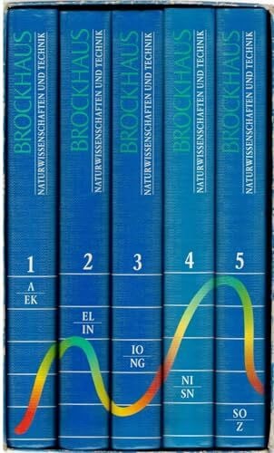 Brockhaus Naturwissenschaften und Technik. 5 Bände, A-Z. Sonderausgabe