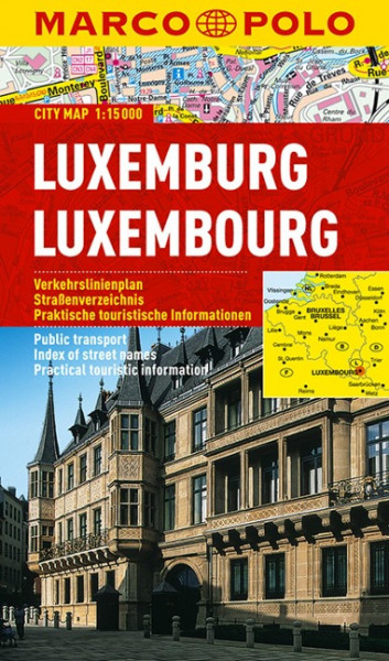 MARCO POLO Cityplan Luxemburg 1 : 15.000