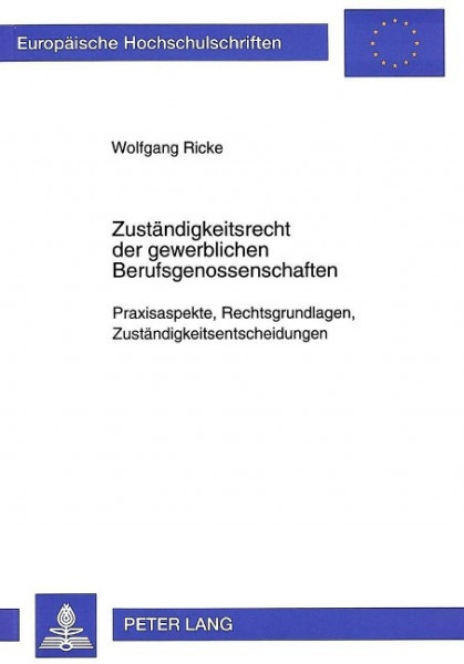 Zuständigkeitsrecht der gewerblichen Berufsgenossenschaften
