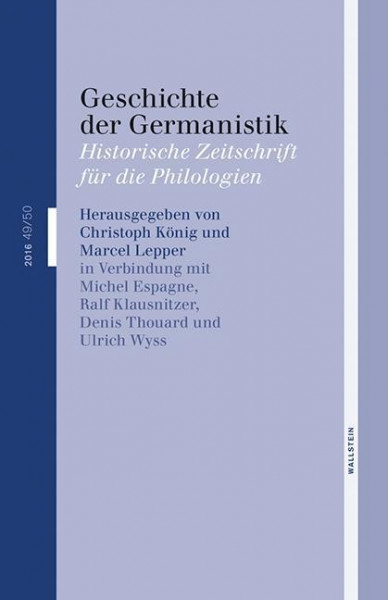 Geschichte der Germanistik