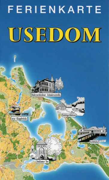 Ferienkarte Usedom 1:100 000