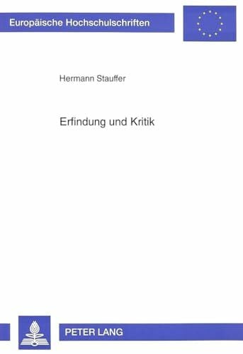 Erfindung und Kritik: Rhetorik im Zeichen der Frühaufklärung bei Gottsched und seinen Zeitgenossen: Rhetorik im Zeichen der Frühaufklärung bei ... Langue et littérature allemandes, Band 1621)