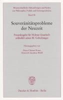 Souveränitätsprobleme der Neuzeit