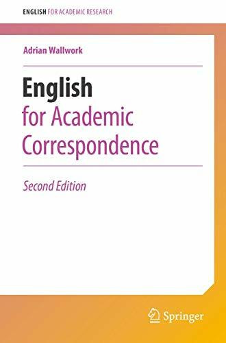 English for Academic Correspondence (English for Academic Research)