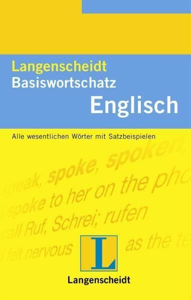 Langenscheidts Basiswortschatz, Englisch (Langenscheidt Basiswortschatz)