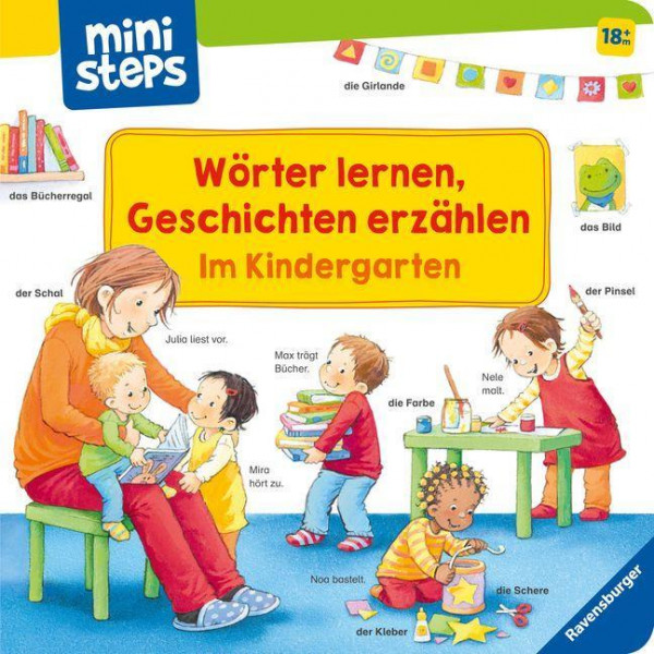 ministeps: Wörter lernen, Geschichten erzählen: Im Kindergarten