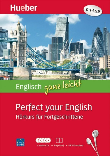 Englisch ganz leicht Perfect your English. Paket: 5 Audio-CDs + Begleitheft + MP3-Download