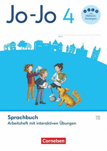 Jo-Jo Sprachbuch - Allgemeine Ausgabe 2024 - 4. Schuljahr: Arbeitsheft mit interaktiven Übungen