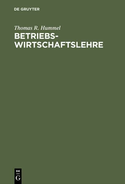 Betriebswirtschaftslehre: Gründung und Führung kleiner und mittlerer Unternehmen