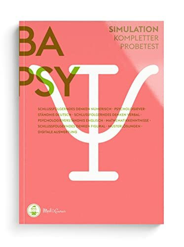 MedGurus BaPsy-DGPs 2024 Testsimulation - Kompletter Probetest für den Studieneignungstest Bachelor-Psychologie der Deutschen Gesellschaft für Psychologie