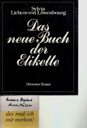 Das neue Buch der Etikette