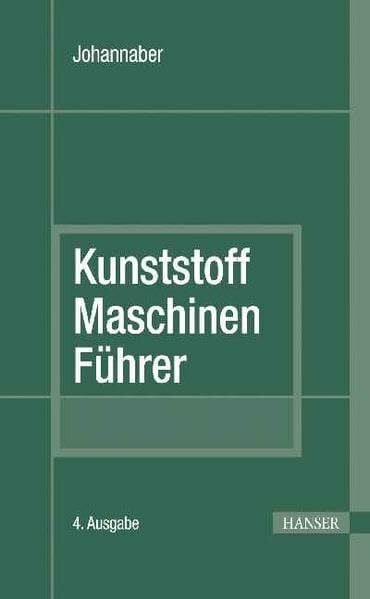 Kunststoff-Maschinenführer